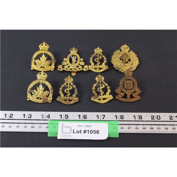 (8) Military Pins - Various
