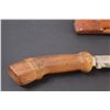 Image 3 : Homemade Machete w/Wood Handle & Sheath - 21" Long