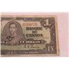Image 3 : Canadian Dollar Bill - 1937