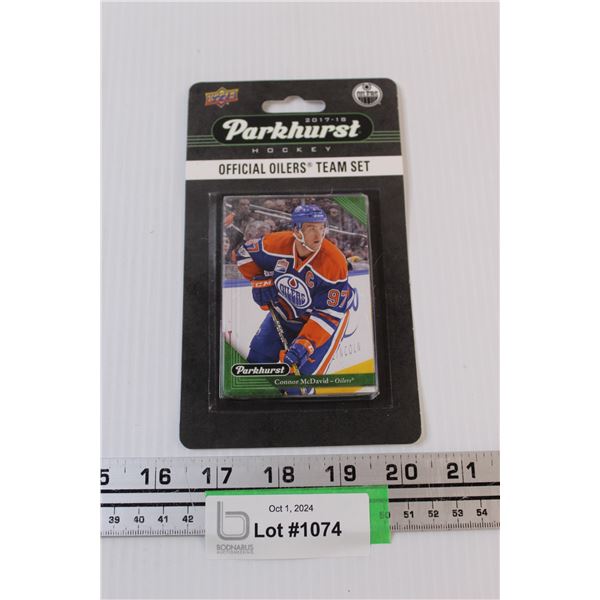 Upper Deck 2017-18 Parkhurst Edmonton Oilers Team Set - NIB