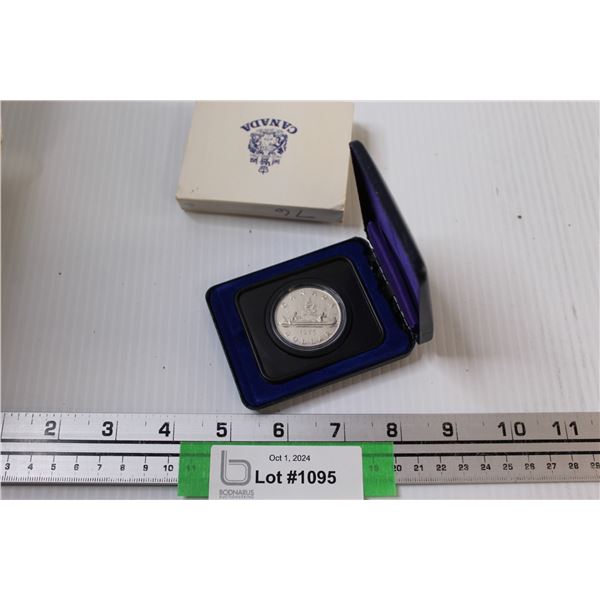 Canadian Dollar Coin: 1976 in Case