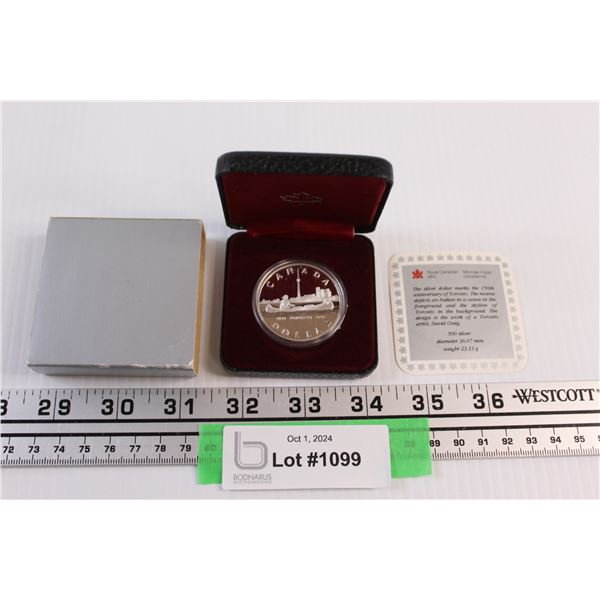 Canadian Dollar Coin: 1984 Toronto Edition in Case