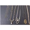 Image 4 : (7) Necklaces: Heart, Cubic Zirconia, Misc.