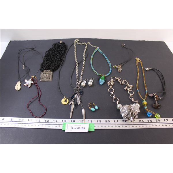 (11) Necklaces & (2) Earrings