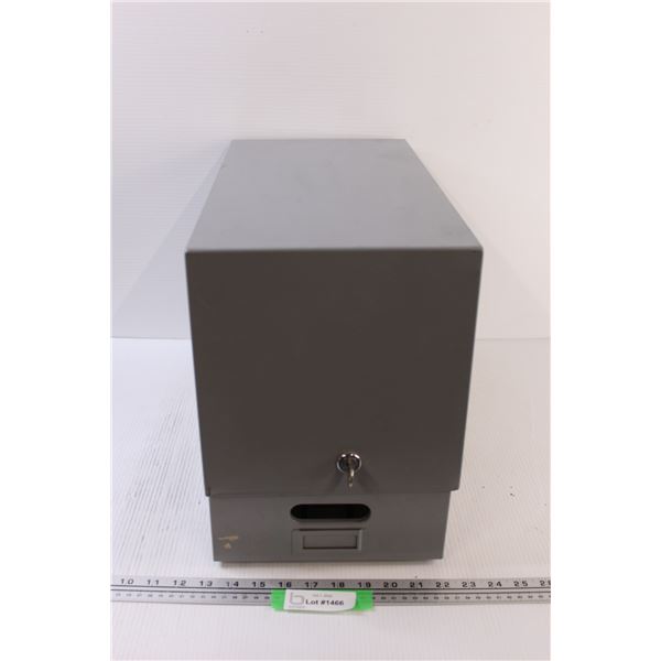 Portable Metal Filing Cabinet - Locking