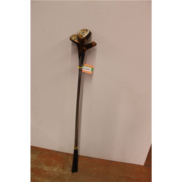 * (3) Vintage Northwestern Club Set: # 1, 3, 5