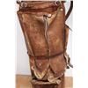 Image 4 : * Vintage Leather Golf Bag w/ (9) Golf Clubs