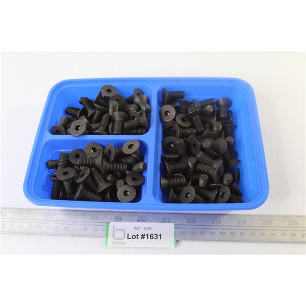Container of New Flushmount Bolts - 1" Long - Head 3/4"
