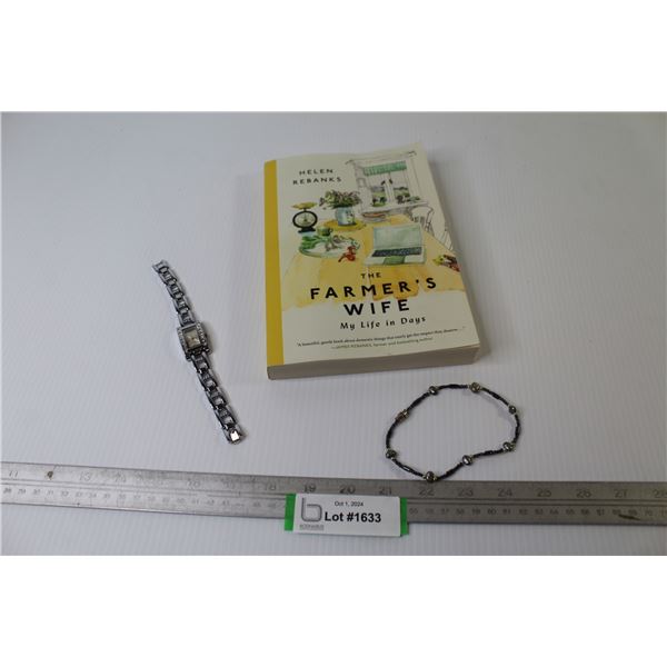 Book - The Farmer's Wife - Bracelet - Quartz Watch (not running)