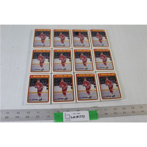 (12) O-Pee-Chee Red Army Sets Federov Rookie Packs - Still Sealed