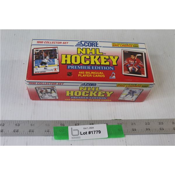 1990 Score Collector Set NHL Hockey Premier Edition Card Pack - Still Sealed - Complete