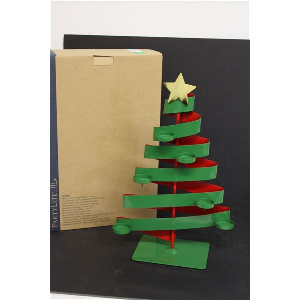PartyLite Ribbon Tree Tealight Holder - Large