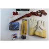 Image 2 : Power Fist 1-3/4 Ton Pulley Block, Work Gloves, Storage Hooks, Titan 5lb Magnetic Telescoping Pick U