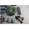 Image 2 : Solar Powered LED Wall Light, Clothesline, Hurricane Tape, Window Washer and Assorted Items