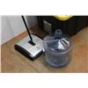 Image 3 : *Plastic Water Jug, Plastic Tote 29'' x 15'' and Bissell Carpet Sweeper