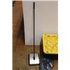 Image 4 : *Plastic Water Jug, Plastic Tote 29'' x 15'' and Bissell Carpet Sweeper