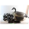 Image 1 : *(17) Canada Geese Decoys with Bodies, Heads and Mounting Posts