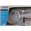 Image 8 : Moen Chrome 3pc Bath Accessory Kit - Appears New