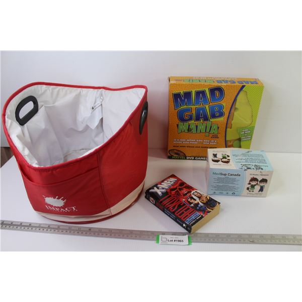 Mad Gab Game - Medsup Children's Face Masks - X-Men Book - Impact brand insulated container