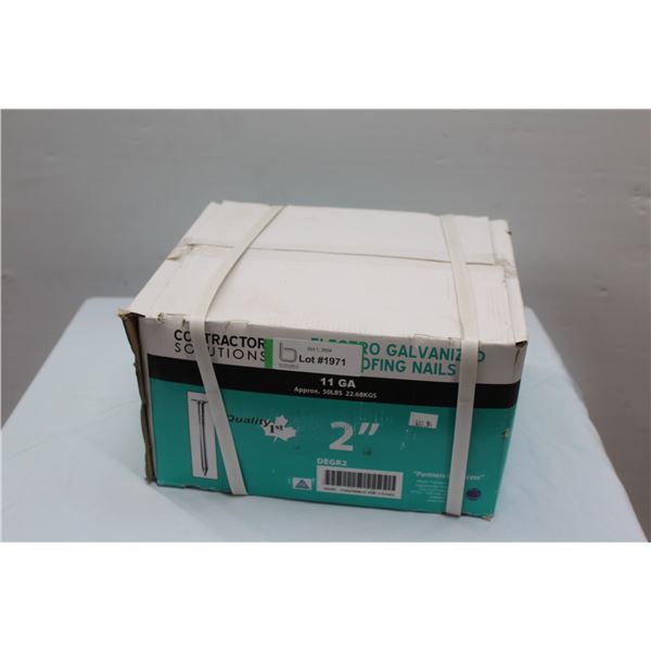 *Box of 2" Galvanized Roofing Nails