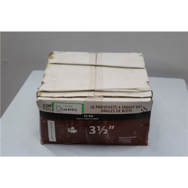 *Box of 3 1/2" Coated Nails