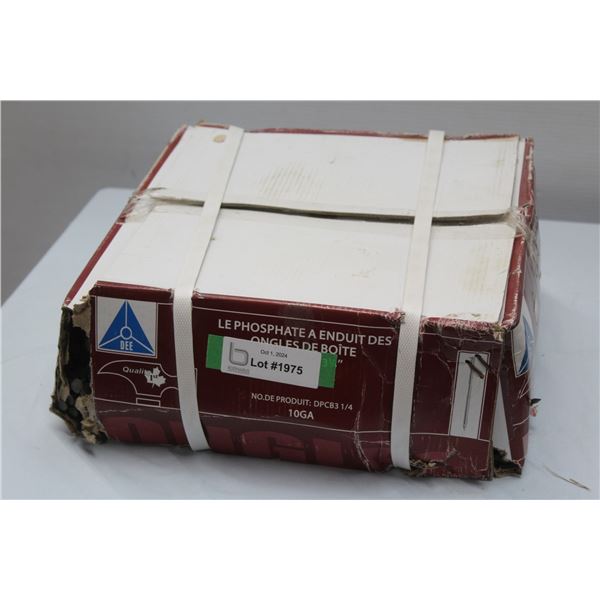 *Box of 3 1/4" Coated Nails (box corner split)