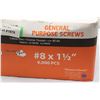 Image 2 : *Box of #8 - 1 1/2" General Purpose Screws (6000) Pieces