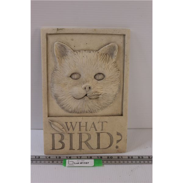 Cat Wall Decor - 12" x 8"