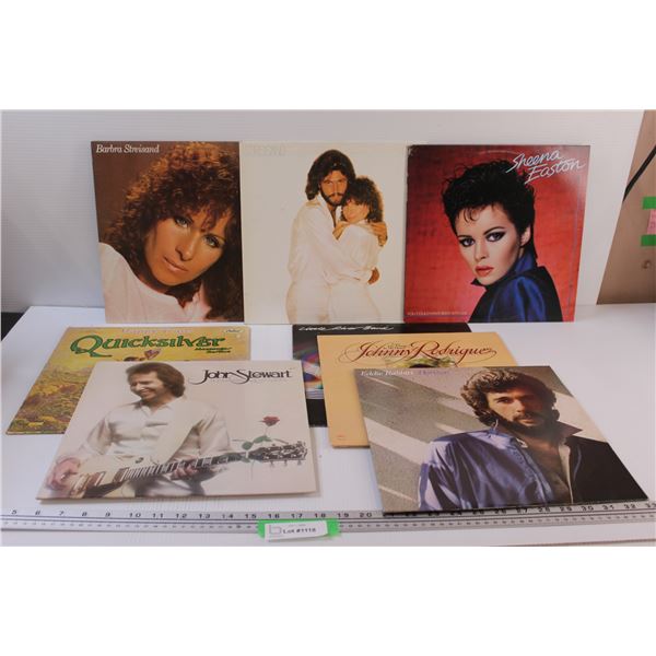 (8) Records: Barbra Streisand, Little River Band, Quicksilver, Sheena Easton, Misc.