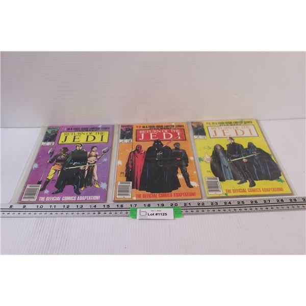 (3) Marvel Star Wars Comicbooks: Return of the Jedi - # 1, 2, 4