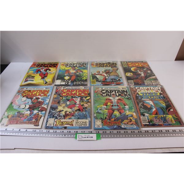 (8) Captain Canuck Comicbooks: # 5-12