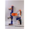 Image 1 : (2) Nerf Guns (Blue One Works & White One May Be Jammed?)
