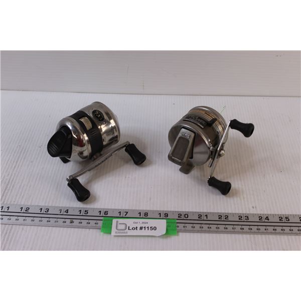 (2) Fishing Reels: Zebco & The Hawg