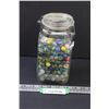 Image 1 : Antique Jar of Marbles