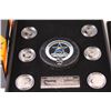 Image 2 : NHL All-Star Game 2003 Commemorative Stamp & Medallion Set in Box Set