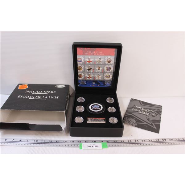 NHL All-Star Game 2001 Commemorative Stamp & Medallion Set in Box Set