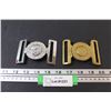 Image 1 : (2) Military Metal Belt Buckles