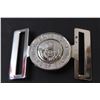 Image 2 : (2) Military Metal Belt Buckles