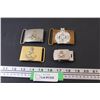Image 1 : (4) Military Metal Belt Buckles