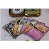 Image 4 : (25+) Pokemon Cards in (2) Metal Collectable Tins - 2022 & 2023 Editions