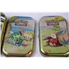 Image 6 : (25+) Pokemon Cards in (2) Metal Collectable Tins - 2022 & 2023 Editions
