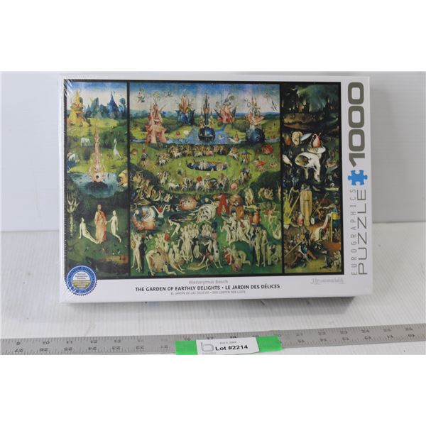 New/Sealed The Garden Of Earthly Delights Bosch 1000 Piece Puzzle