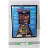 Image 1 : Gottlieb Deadly Weapon Framed Original Pinball Flyer - 8 3/4" x 11 1/2"