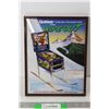 Image 1 : Gottlieb Wipeout Framed Original Pinball Flyer - 8 3/4" x 11 1/2"