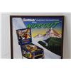 Image 2 : Gottlieb Wipeout Framed Original Pinball Flyer - 8 3/4" x 11 1/2"
