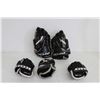 Image 1 : (5) Used Hockey Gloves - 2 Pairs One Extra