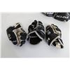 Image 3 : (5) Used Hockey Gloves - 2 Pairs One Extra