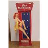 Image 1 : *Old Milwaukee Cardboard Advertising Stand 59''