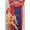 Image 3 : *Old Milwaukee Cardboard Advertising Stand 59''