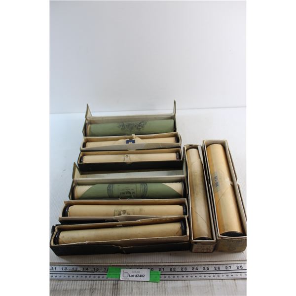 (8) Vintage Piano Rolls